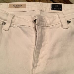 White AG “the Ballad” slim boot jeans